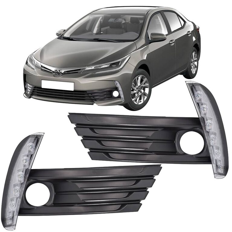 كشافات ضباب كورولا 2017-2018 كشافات قطعتين اطار (ليد ولمبة) إشارة وظيفتين - تويوتا